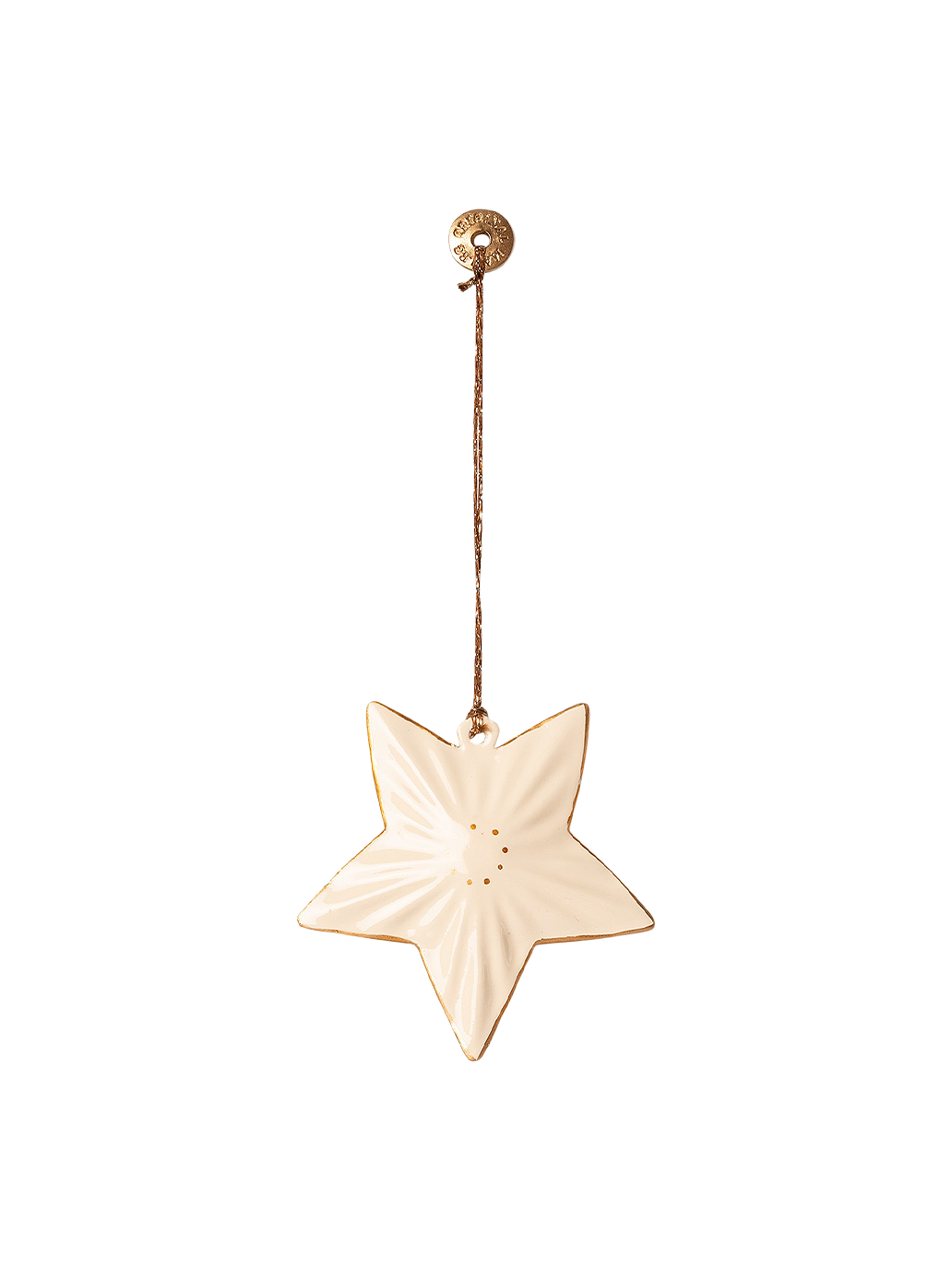 Metal christmas tree ornament