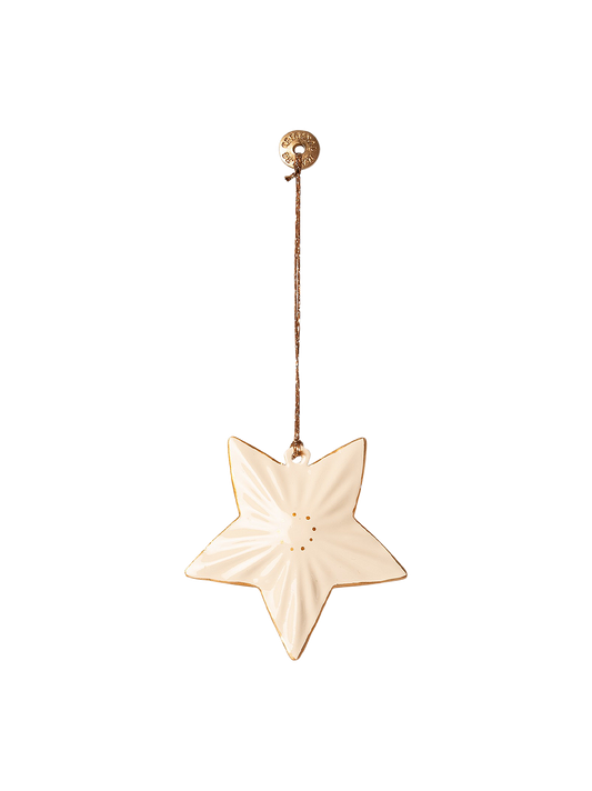 Metal christmas tree ornament