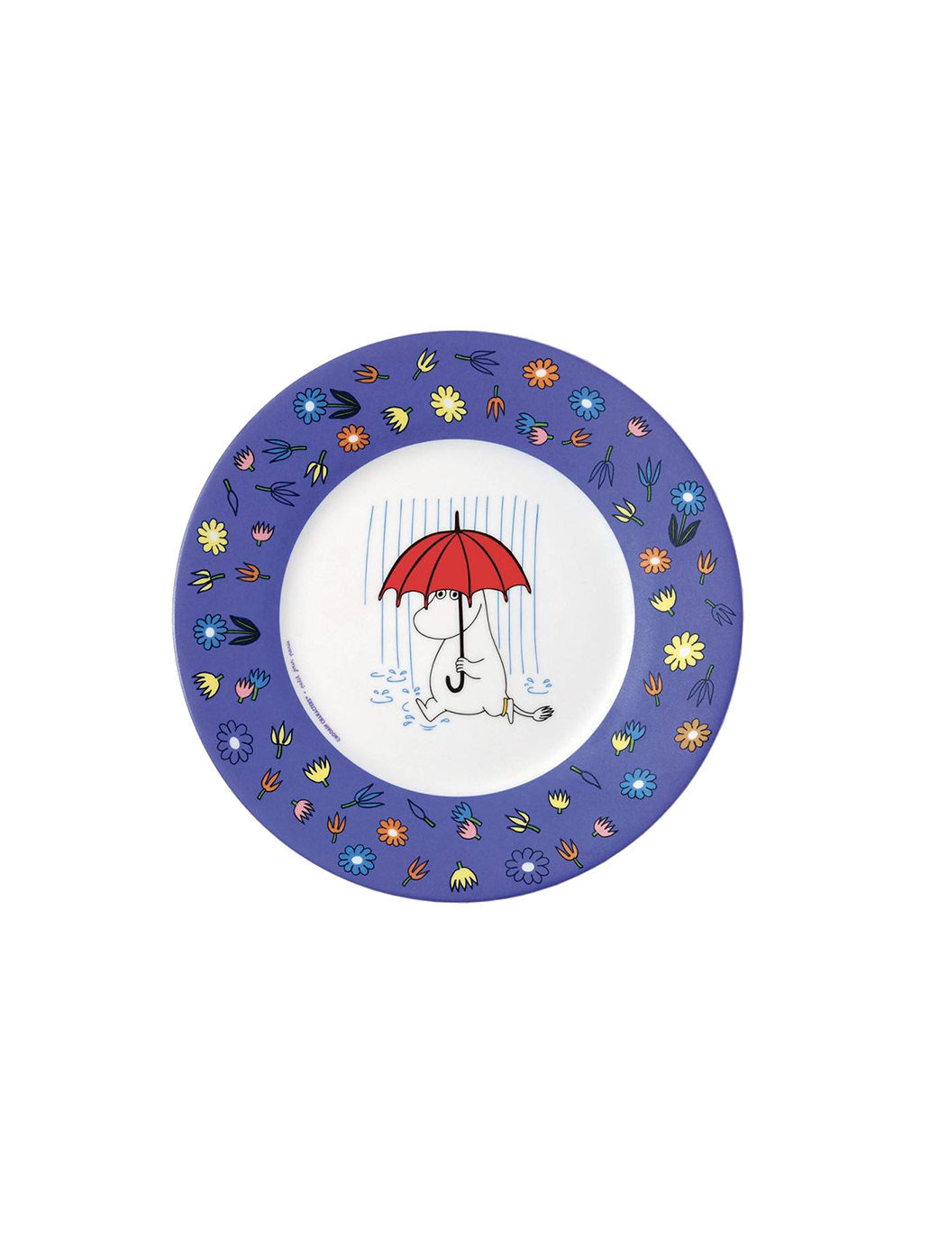 Plato infantil de melamina Moomin