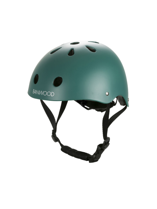 Kids helmet dark green