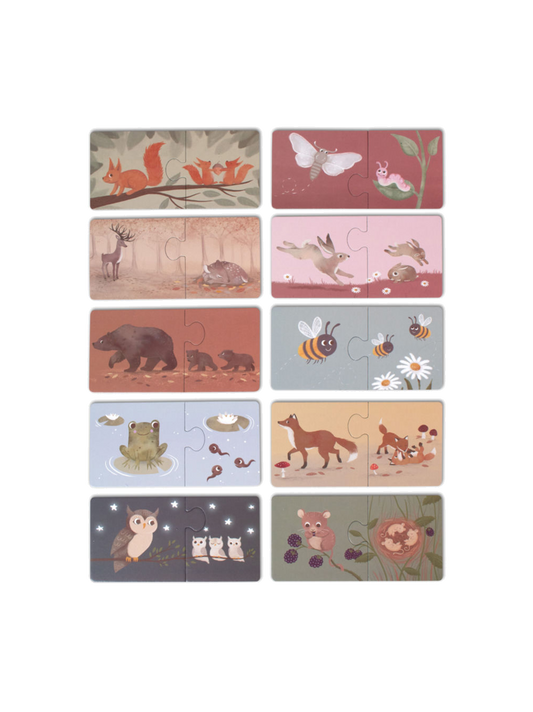 Counting puzzle Nordic Animals