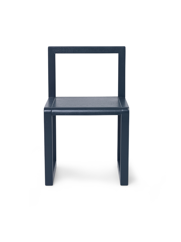 Piccola sedia da architetto dark blue