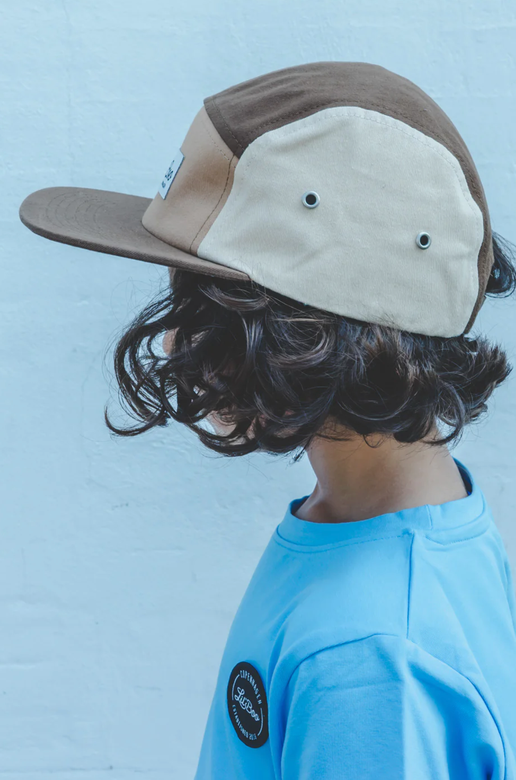 Gorra color block de 5 paneles