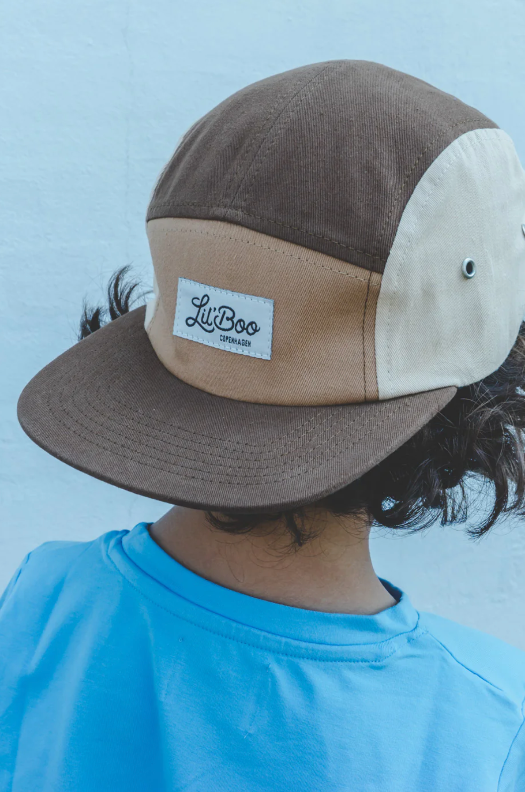 Color block 5-panel cap