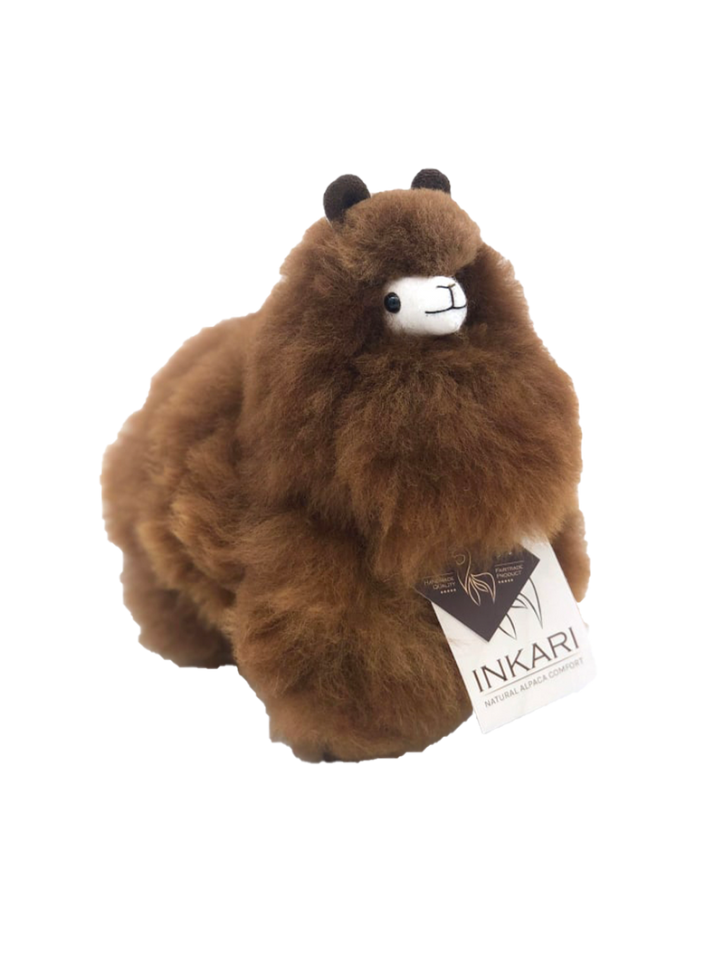 Stress relief natural alpaca toy