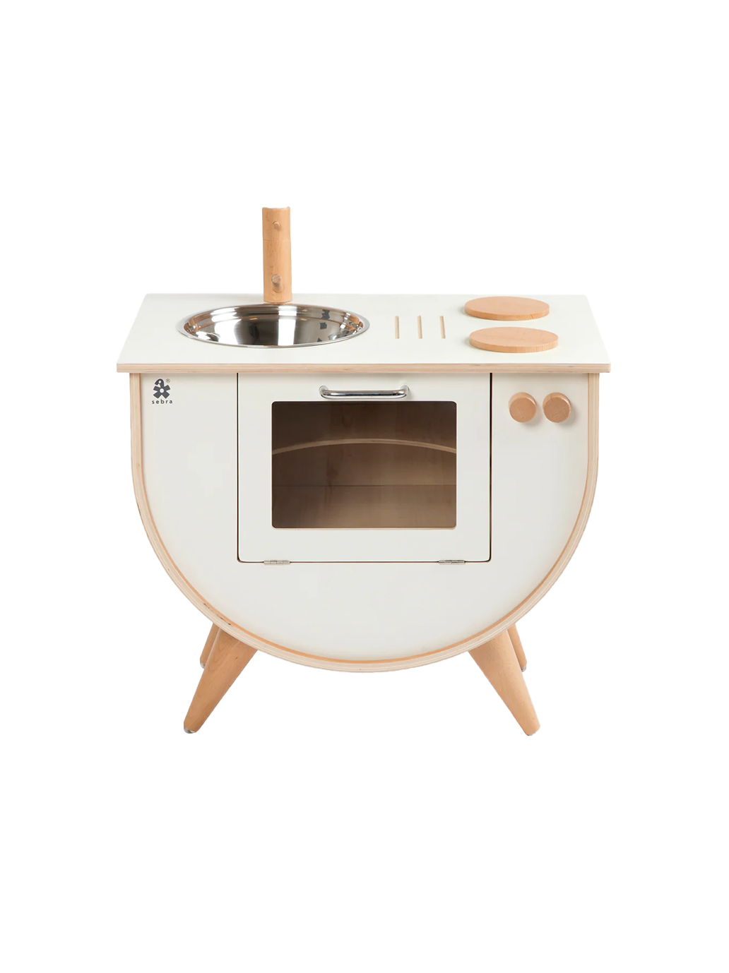 Wooden play kitchen