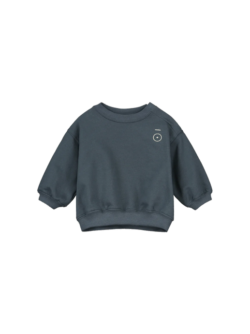 Baby Dropped Shoulder Sweater blue grey