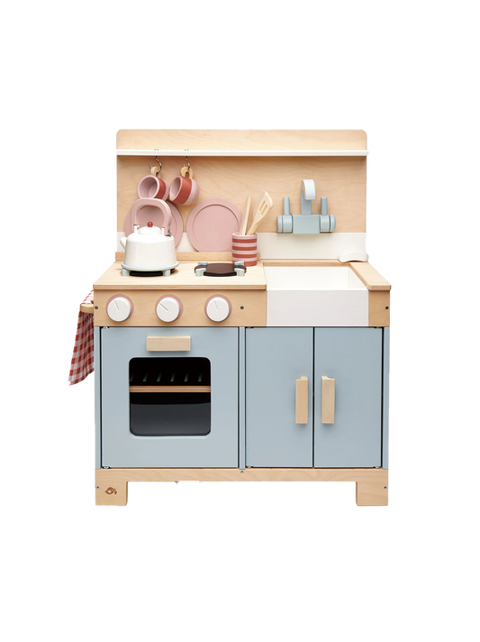 Wooden play kitchen