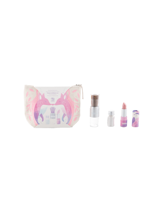 Sparkling beauty set in a pouch