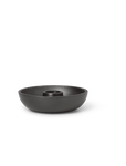 Bowl Candle Holder blackened aluminium