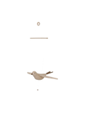 Móvil de pájaro koko volador de madera