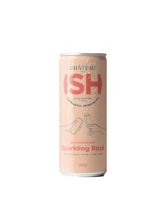 Alcohol-free Château del ISH Sparkling Rose 0%