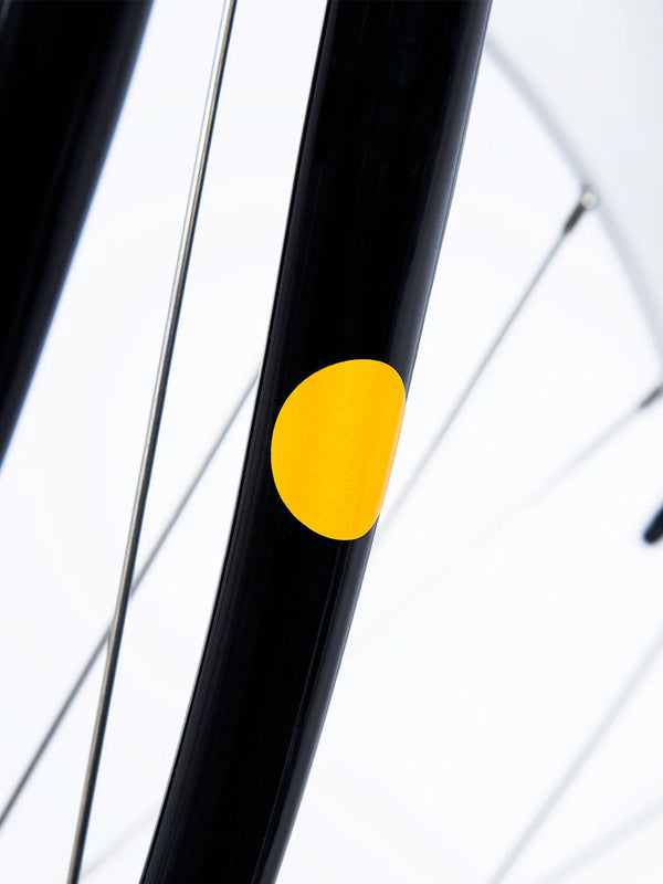 Bike stickers Dots yellow