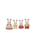 Familia de conejos de chocolate