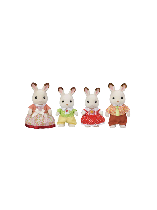 Chocolate rabbit family