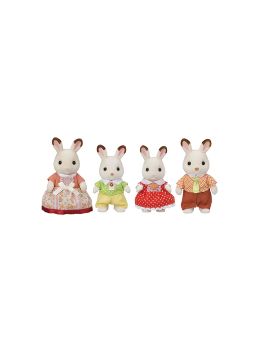 Familia de conejos de chocolate chocolate rabbit