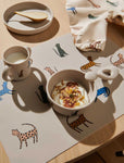 Jude silicone placemat leopard