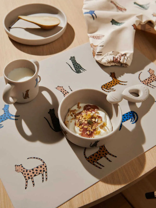 Jude silicone placemat leopard