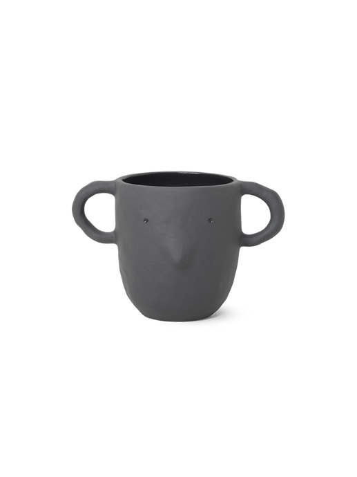 ceramic flower pot / mug Mus grey