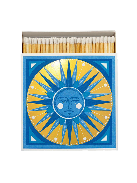 Luxurious matches in square matchbox
