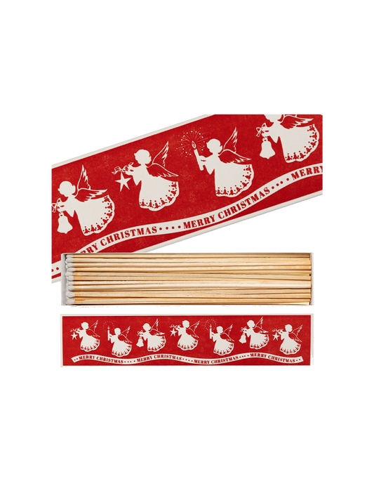 long matches in a decorative box