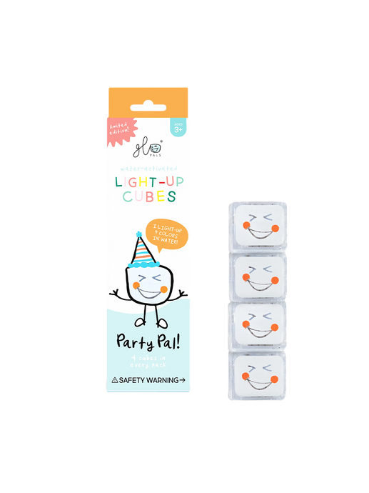 Sensory water play Light-up cubes colorful party pal