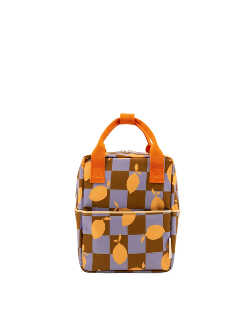 Small backpack Checkerboard lemons
