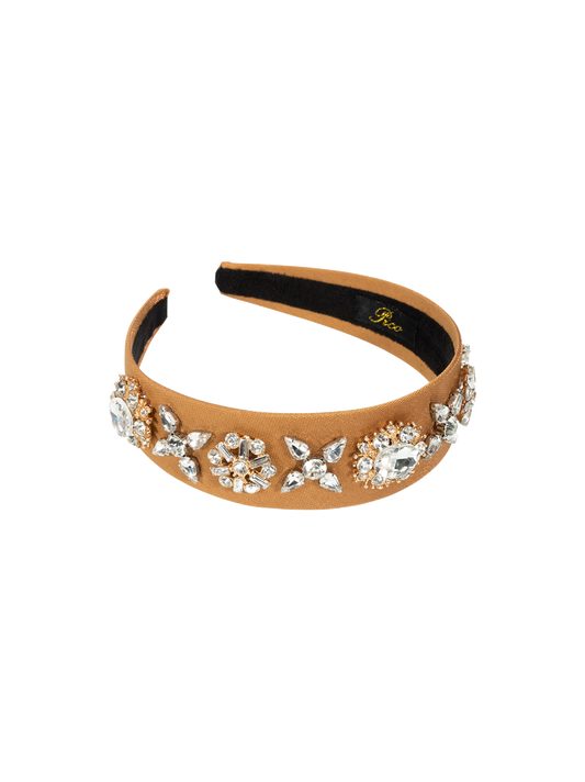 Decorative hair band with crystals Caren Headband