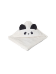 toalla para bebé de rizo de algodón orgánico con capucha Albert panda