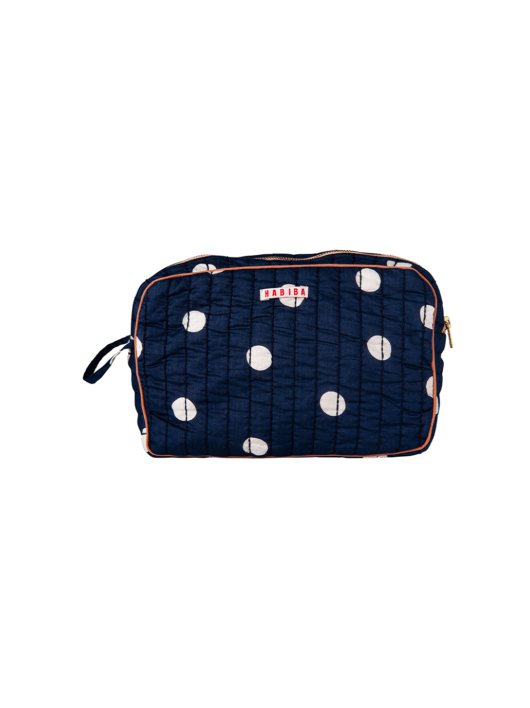 Quilted toiletry bag