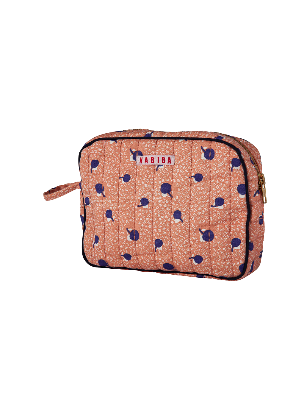 Quilted toiletry bag