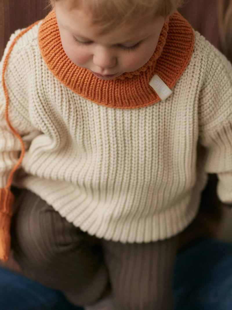 chimenea cálida - cuello alto de lana merino