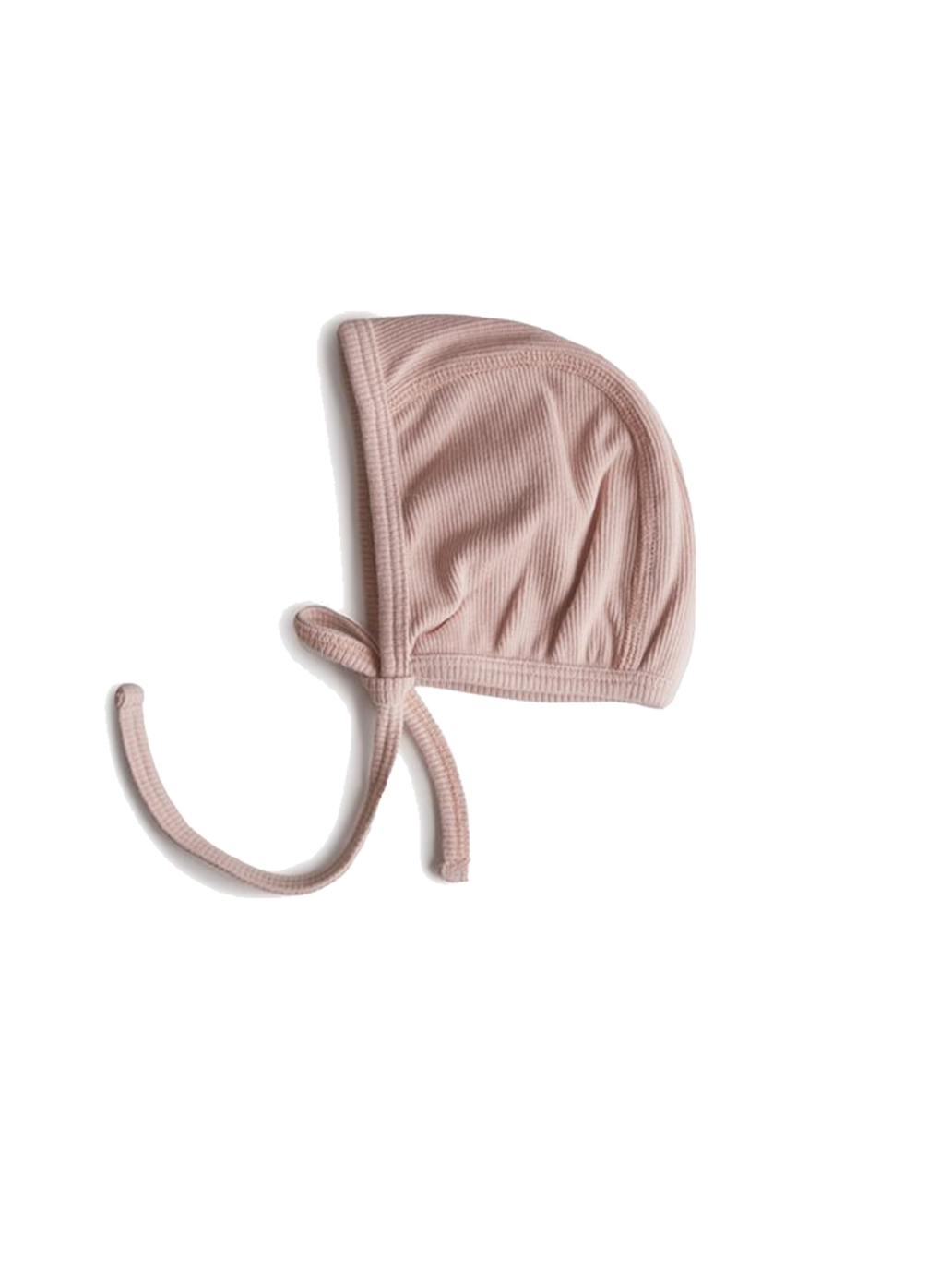 Ribbed baby bonnet