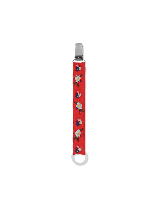 Pacifier strap blossom rouge