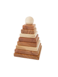 piramide quadrata in legno