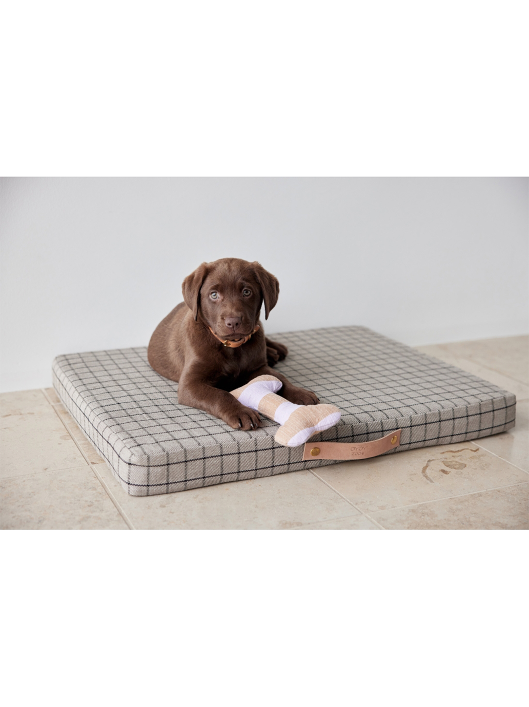 Milo Grid Dog Cushion