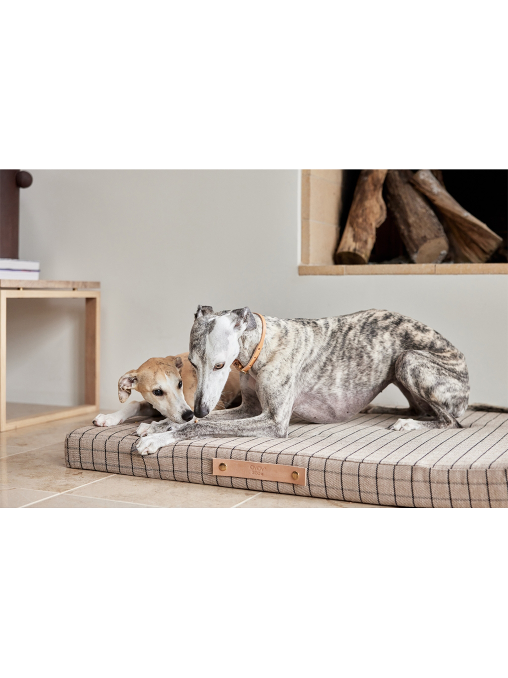 Milo Grid Dog Cushion