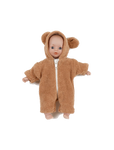 Mini doll 17 cm in Winnie jumpsuit brown sugar