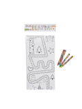 Libro da colorare Mini Playpa su un rotolo