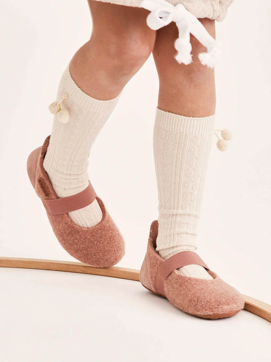 Pantofole di lana da danza classica
