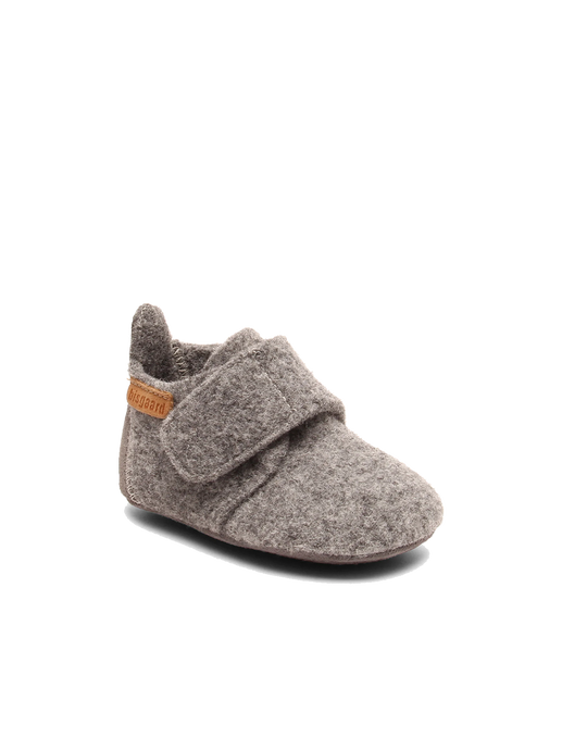 Zapatillas de lana para bebé grey