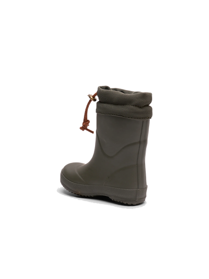 Thermo rubber boots with wool lining