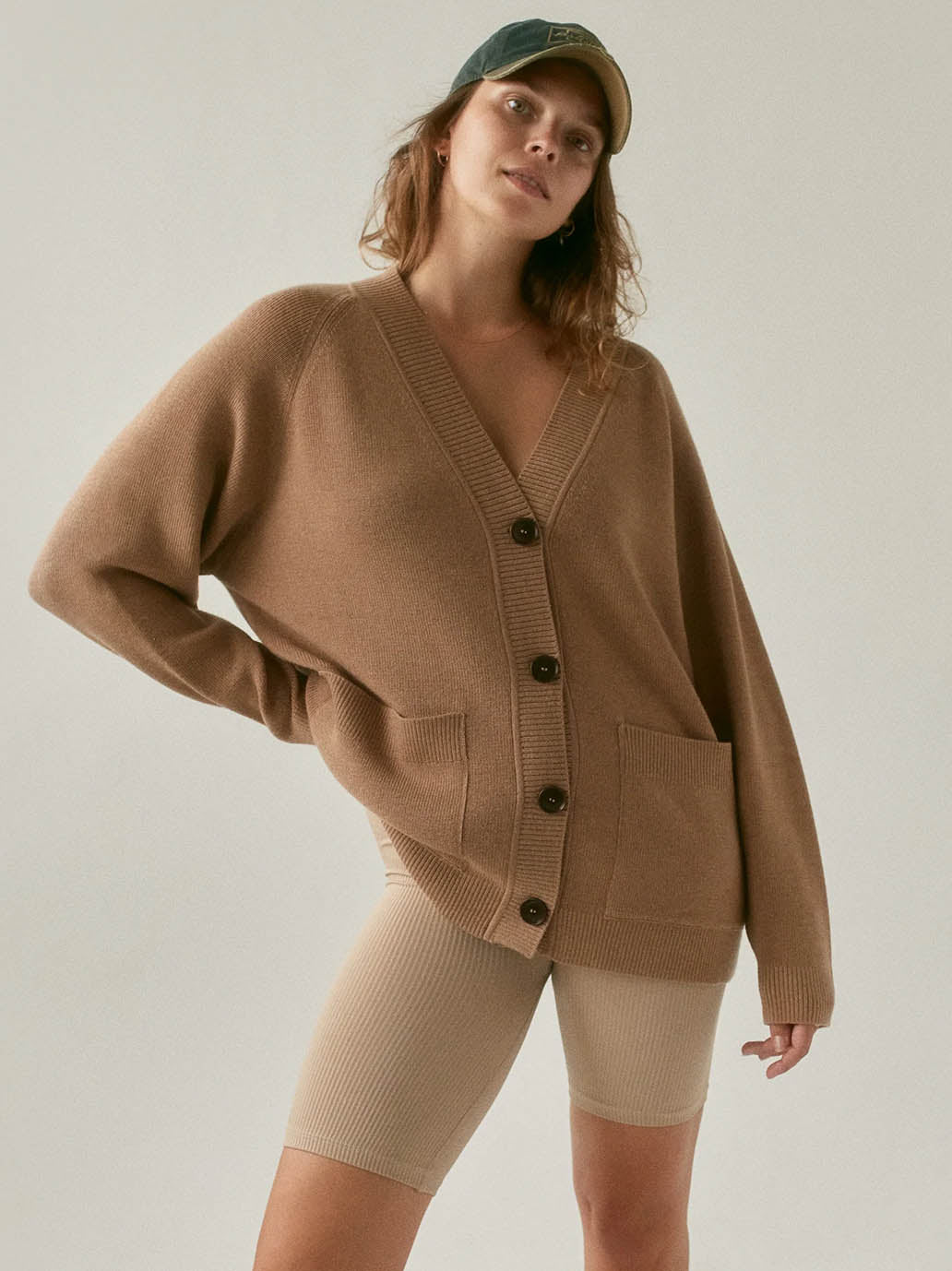 Cardigan da donna in lana merino per tutti i giorni