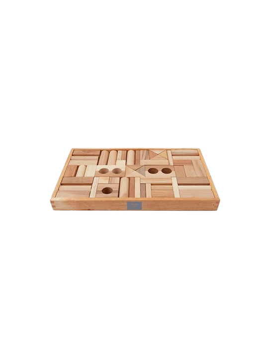 bloques de madera en caja de 54 uds.