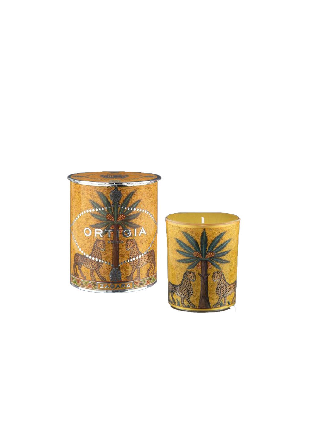 Decorated scented candle