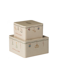 Juego de cajas metálicas