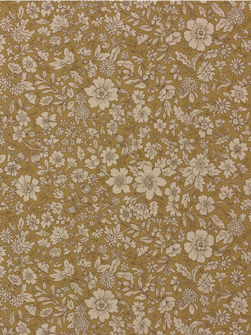 Decorative gift wrapping paper / 10m roll blossom ocher