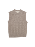 Meri vest made of wool and cashmere blend