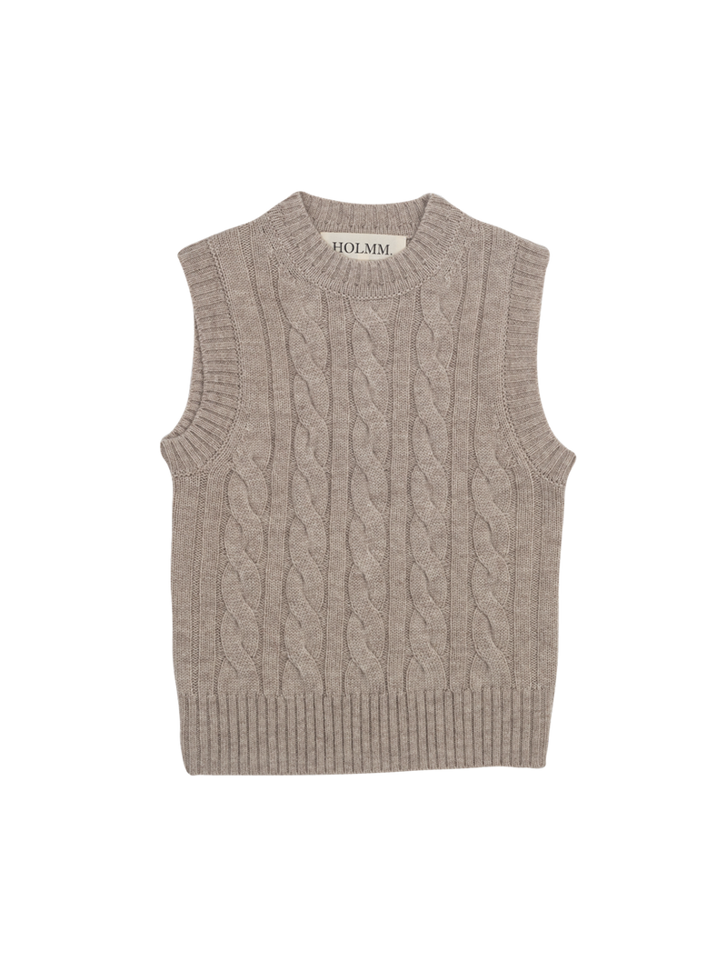 Meri vest made of wool and cashmere blend