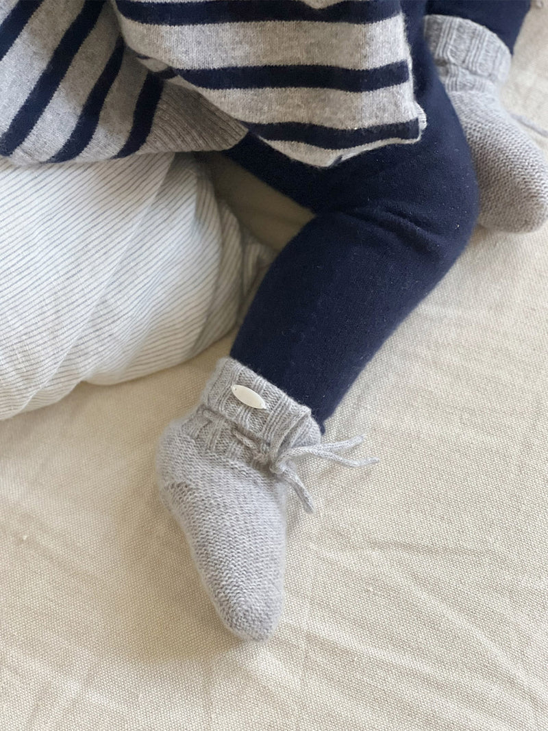 Pantalone neonato in cashmere Bailey